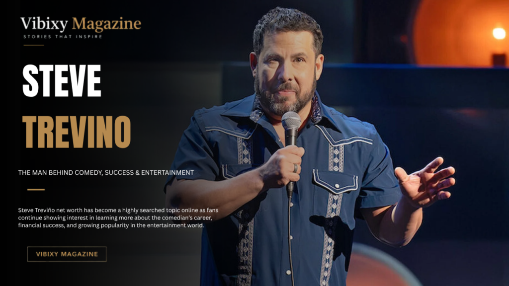 Steve Trevino Performing Stand Up Comedy On Stage