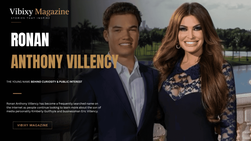 Ronan Anthony Villency Net Worth