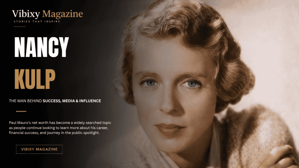 Nancy Kulp Net Worth