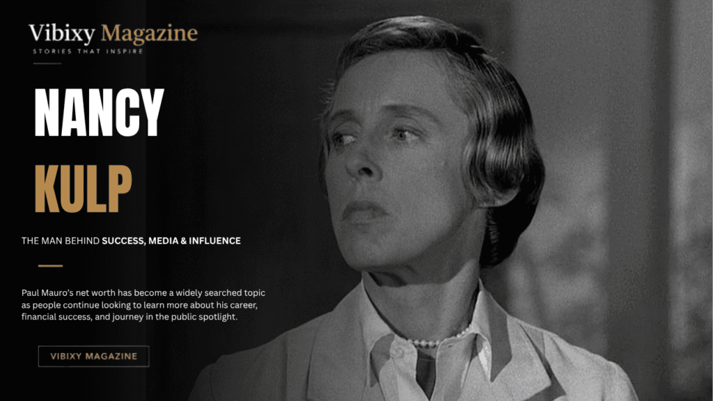 Nancy Kulp Net Worth