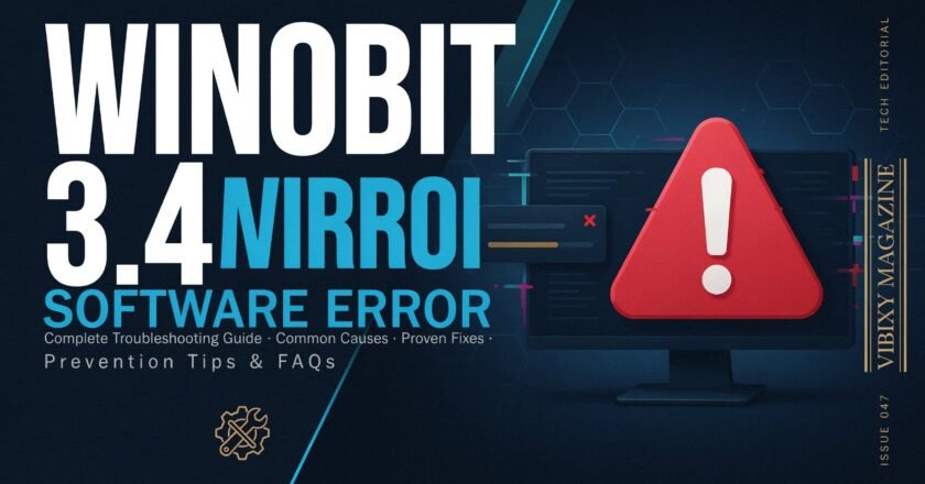 Winobit3.4 Software Error: Causes, Fixes, Troubleshooting, and Everything You Need to Know